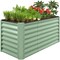 Best Choice Products 4x2x2ft Outdoor Metal Raised Garden Bed, Planter Box for Vegetables, Flowers, Herbs